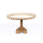 Suporte perola redondo c/ pé 